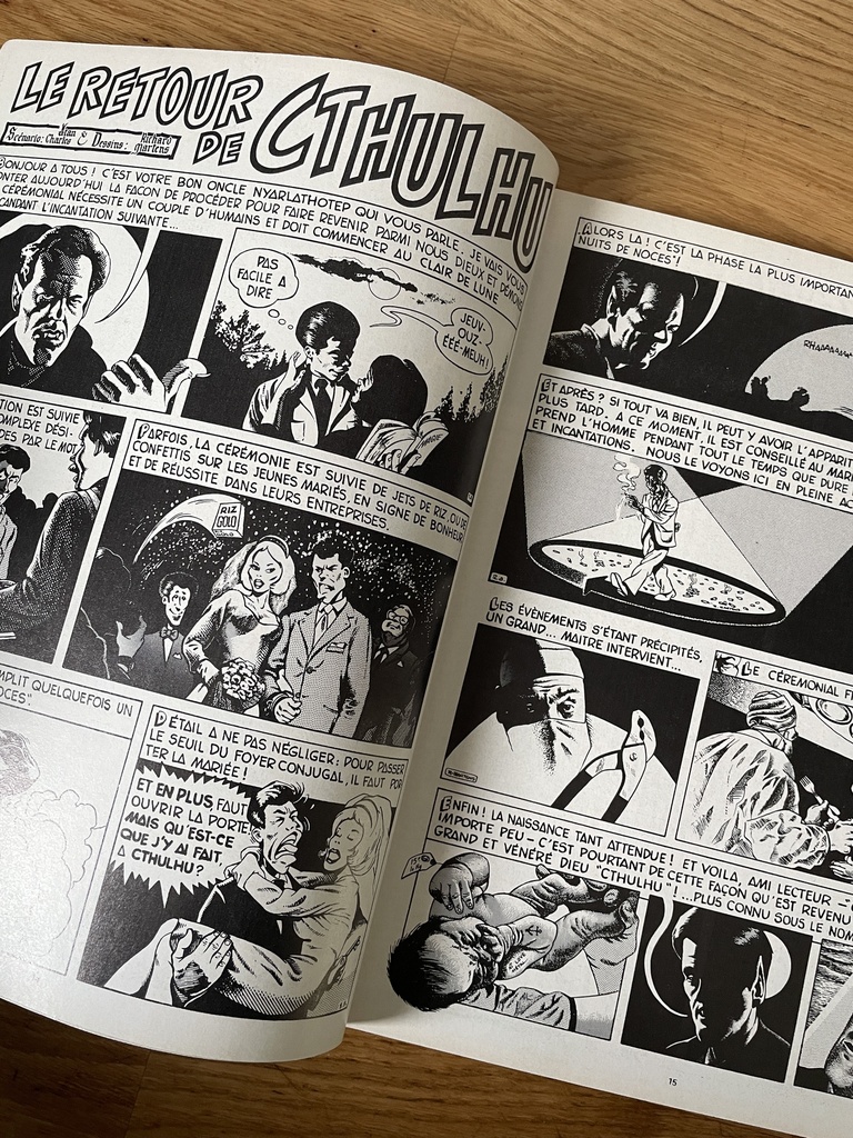 Magazine Metal Hurlant Spécial Lovecraft